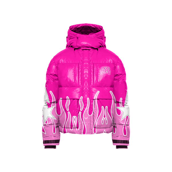 Pink Flame Hot Bubble Coat